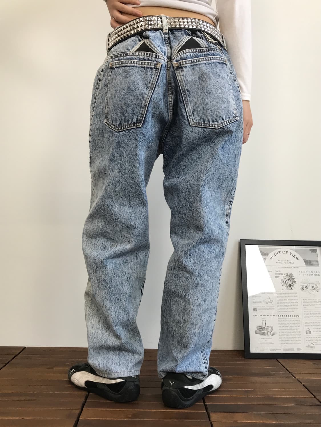 Edwin Vintage Light Wash Tapered Pants 상품이미지3