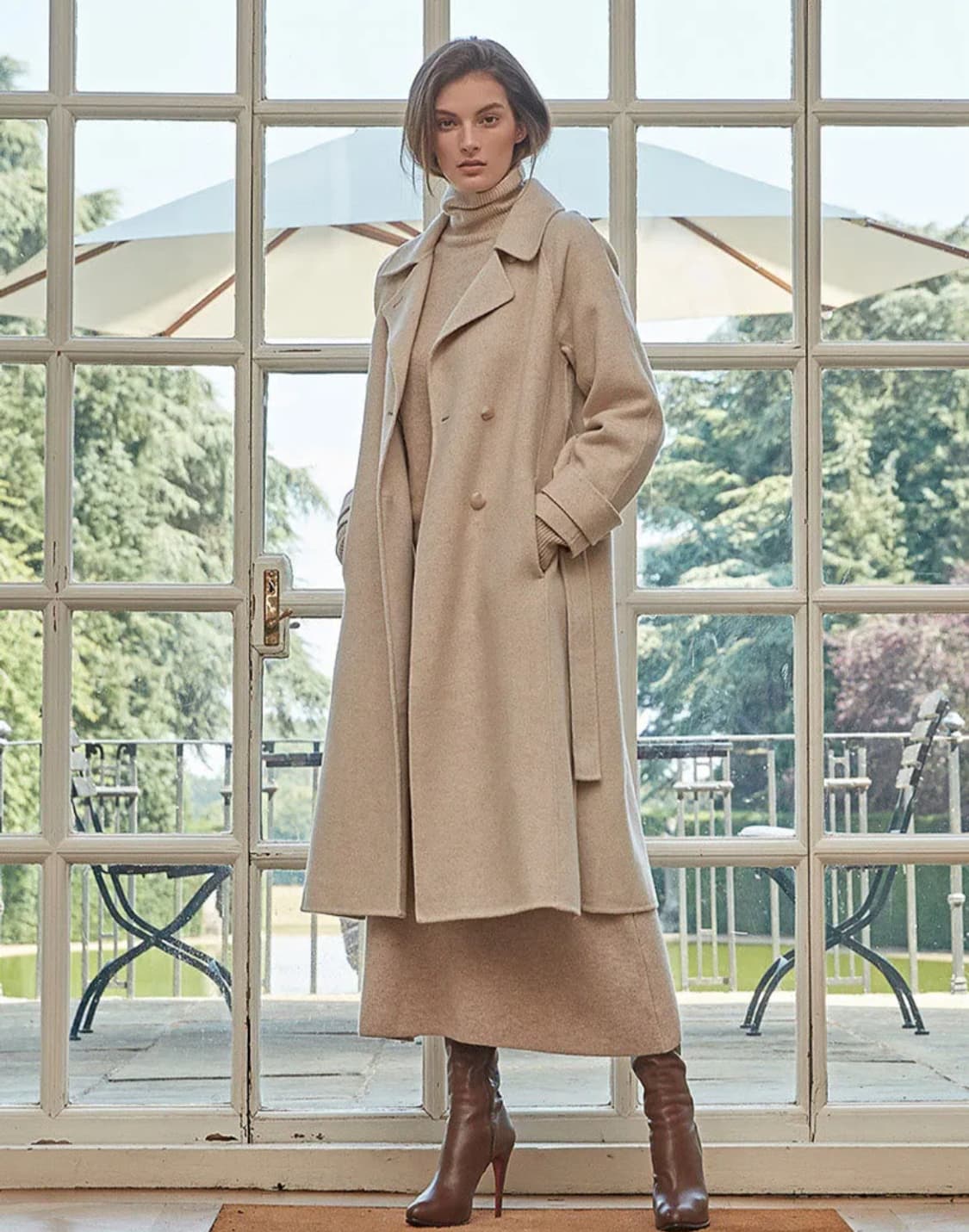 막스스튜디오 울캐시 핸드메이드 롱코트 상품이미지1