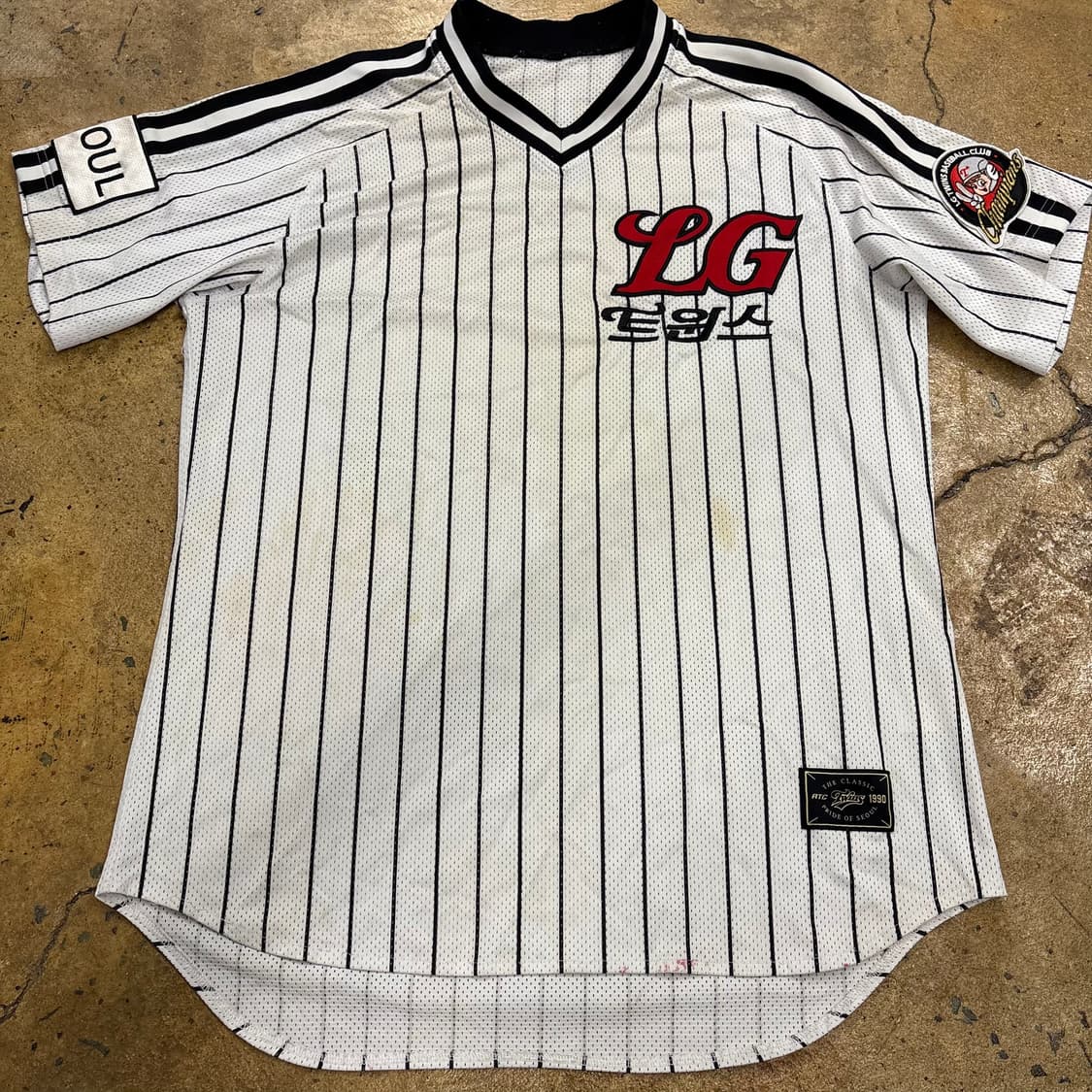 [정품/110] LG트윈스 올드 클래식 유니폼 유지현마킹 b15 상품이미지2