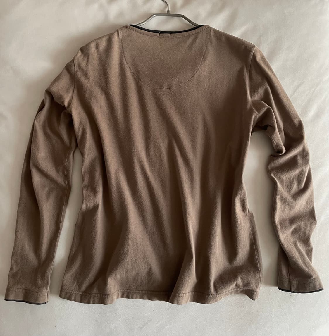 Vintage brown skull print long sleeve 상품이미지5