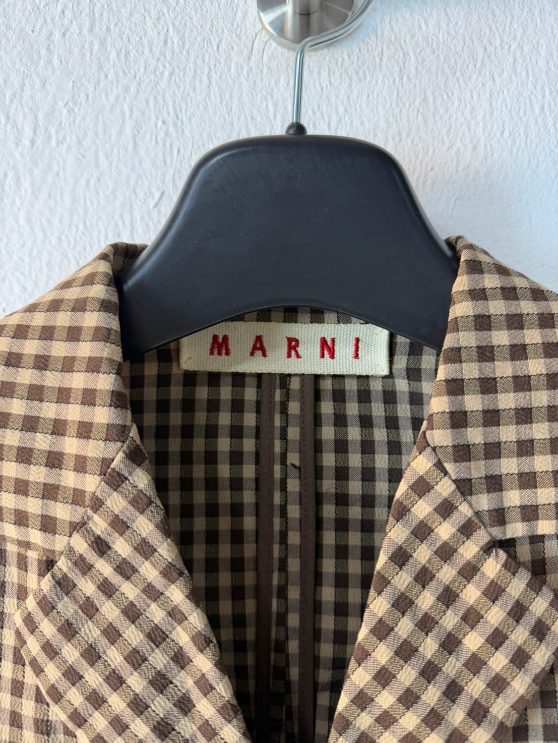 마르니 깅엄 체크 자켓  상품이미지5