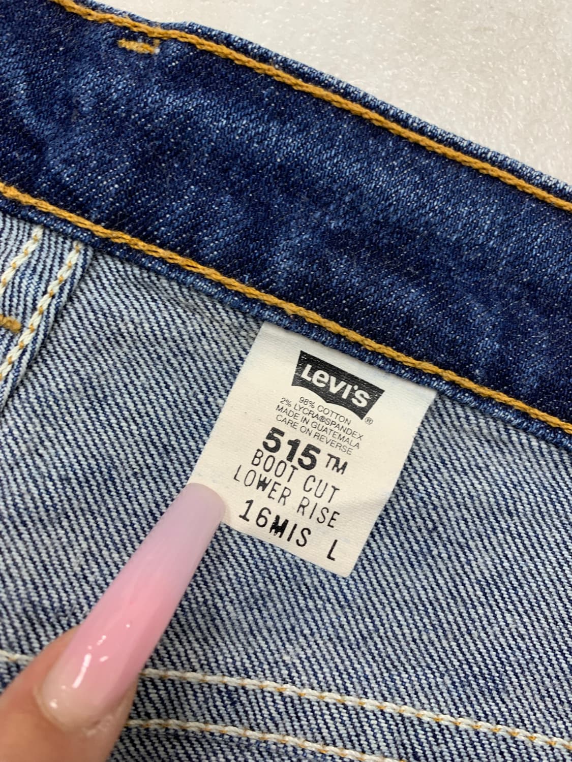 리바이스 515 데님 부츠컷 팬츠 #491 상품이미지4