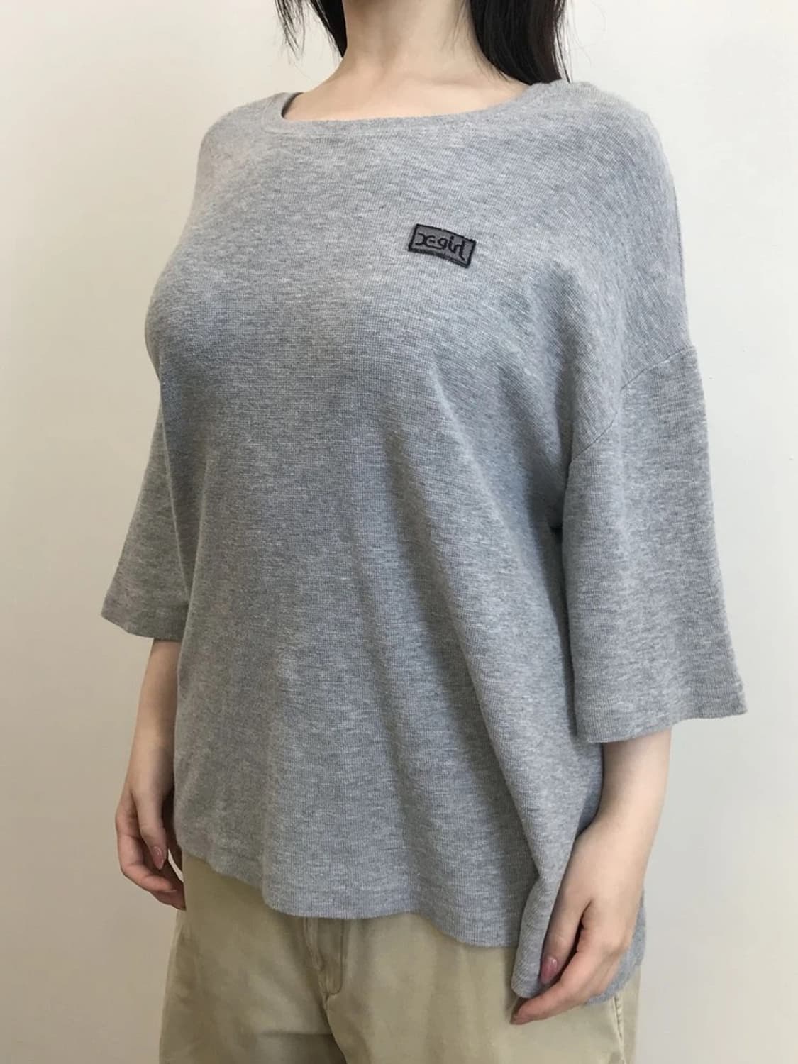 X-girl Grey Loose Fit Long Sleeve 상품이미지2
