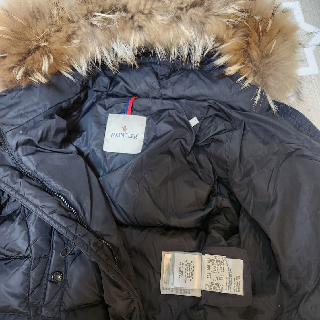 [정품 ] 몽클레어 숏패딩 클로에/클리온 쪽스퍼 블랙 패딩1 (여성용)  상품이미지7