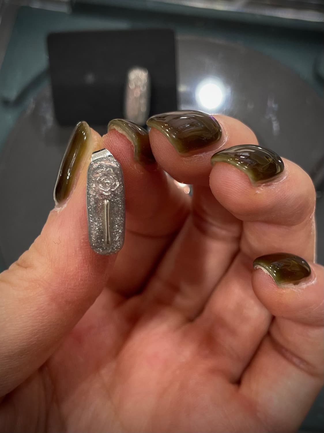 핸드메이드 장미 귀걸이 상품이미지1