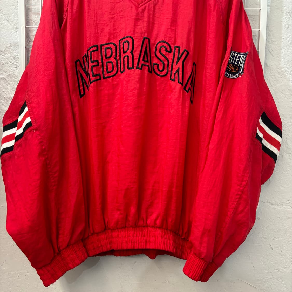 90s 프로 플레이어 올드스쿨 디트로이트 레드윙스 웜업 XL 상품이미지4