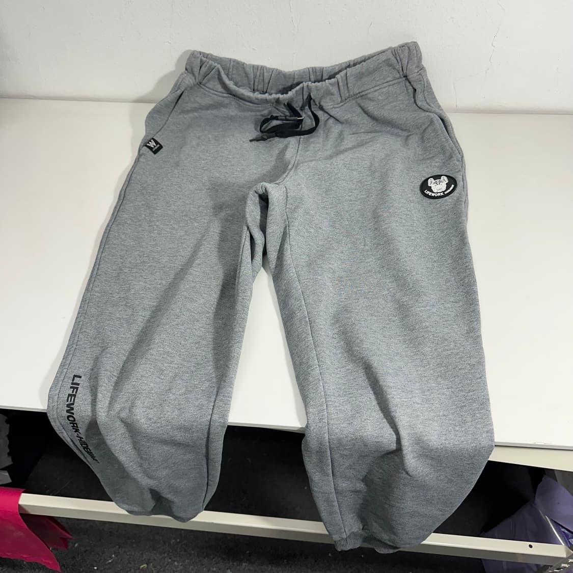 L 라이프워크 그레이 스웻 조거팬츠 상품이미지3