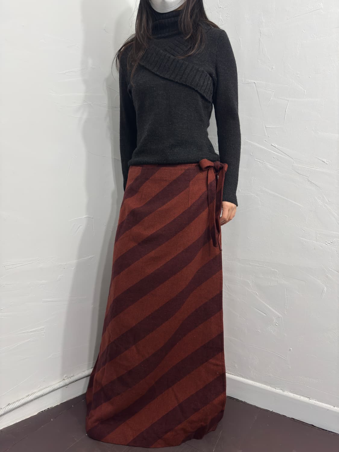 wrap maxi skirt 상품이미지5