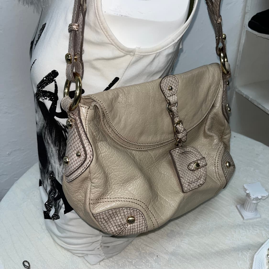 빈티지  00‘s 베이지 숄더백 상품이미지2