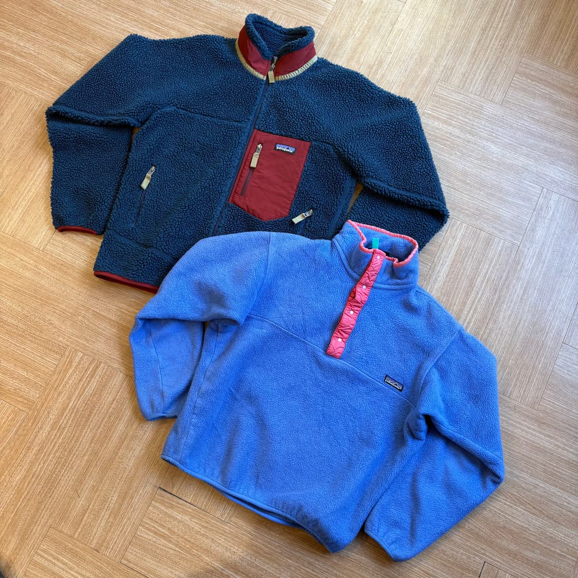 90s 미제 파타고니아 신칠라 스냅 티 플리스 풀오버 상품이미지8