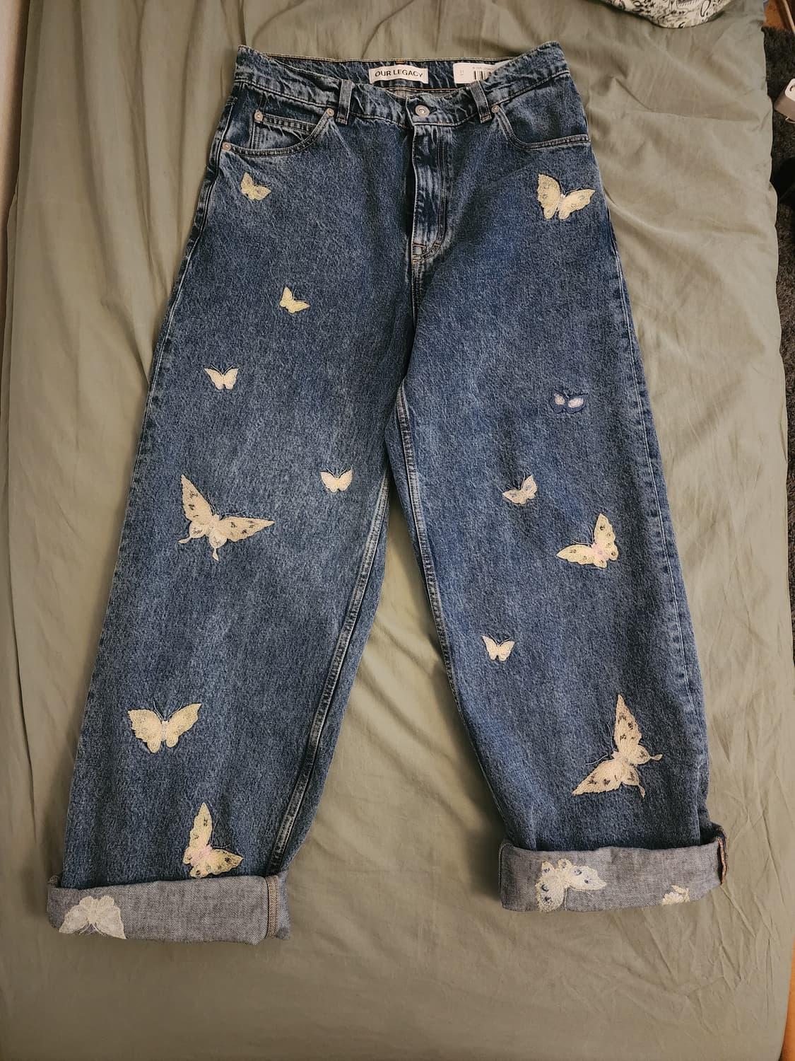 아워레가시 25ss 바스트컷 버터플라이데님 상품이미지1