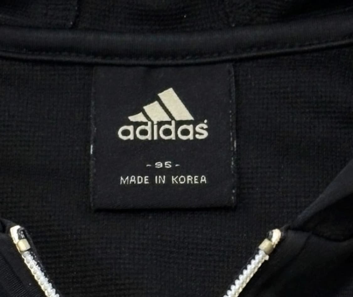 아디다스 금장 블랙 여자 후드 져지집업 95/M 상품이미지3