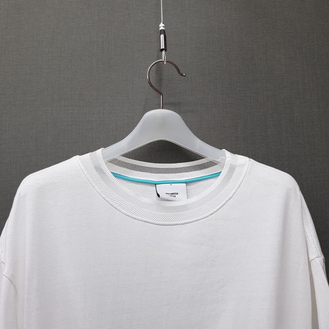 한섬 시스템 컬러블록 언발란스 원피스 M사이즈 상품이미지2