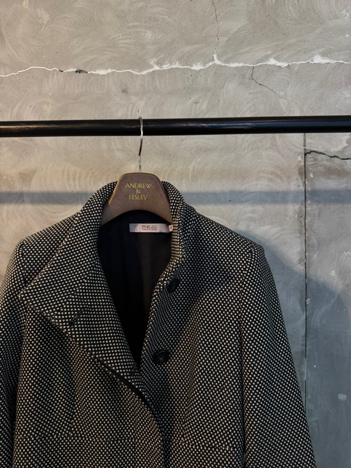 발렌티노 레드 트위드 코트 55~66 상품이미지2