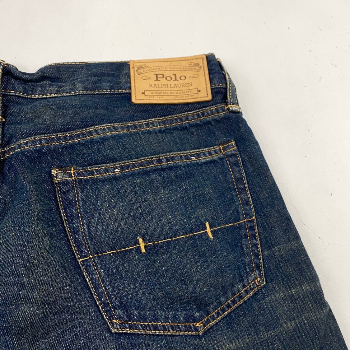 폴로 워싱 스트레이트 데님 진 (34) 상품이미지7