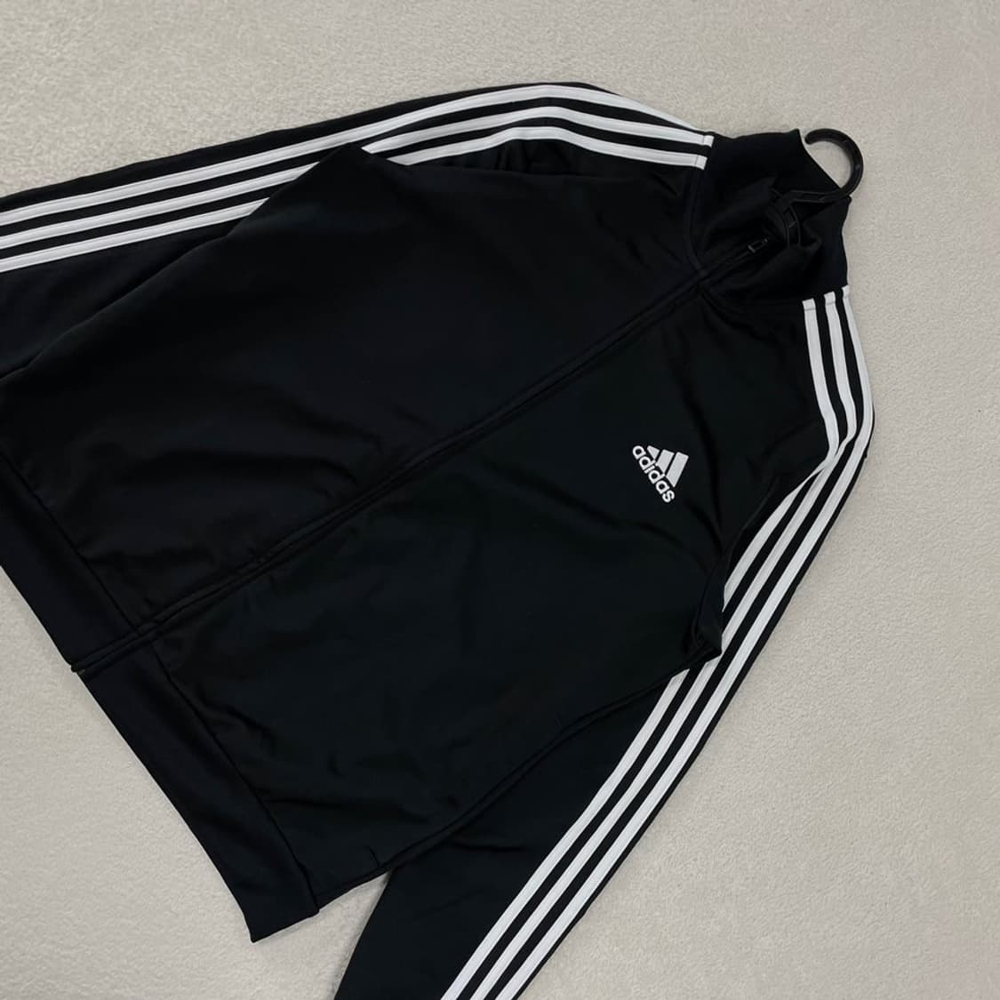 XL 아디다스 블랙 트랙탑 져지 삼선 105 상품이미지3