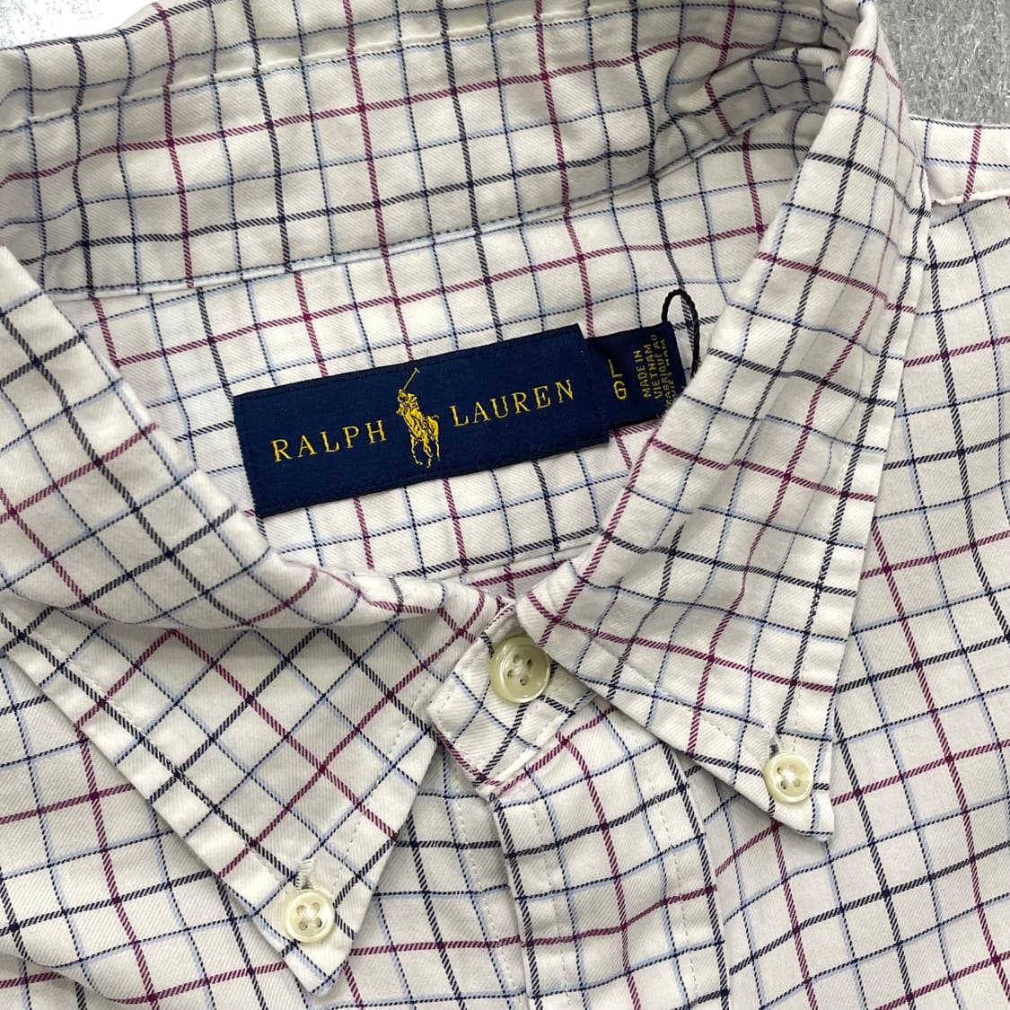 (L) POLO 폴로 랄프로렌 체크 셔츠 상품이미지9