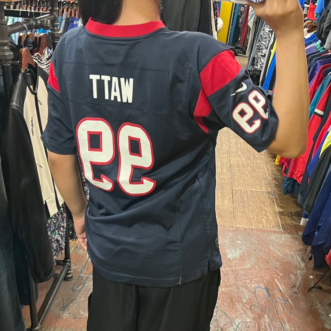 [HI]NFL 풋볼져지 반팔티 네이비 상품이미지5