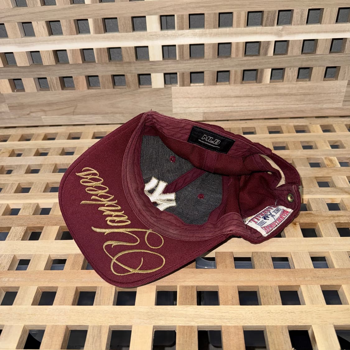 mlb 뉴욕 양키스 버건디 캡 상품이미지4