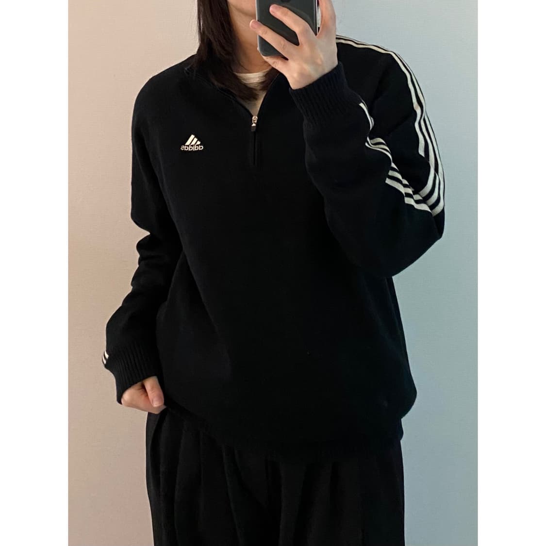 아디다스 반집업 니트 상품이미지1