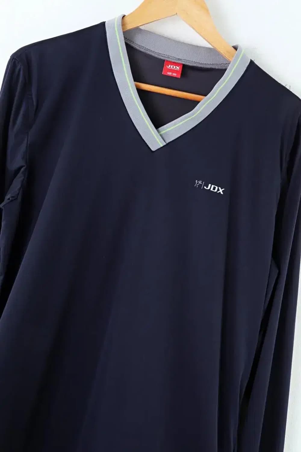 (L) 집업 바람막이 점퍼자켓 브이넥 올드스쿨 네이비 EO빈티지 상품이미지1