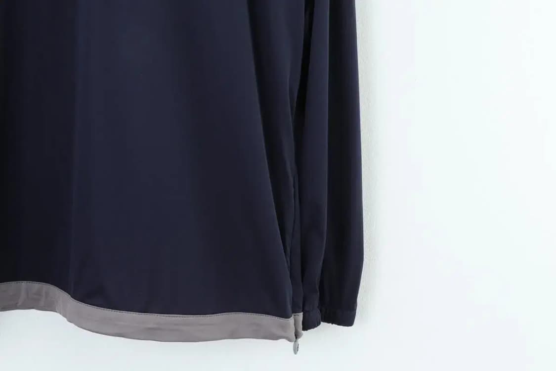 (L) 집업 바람막이 점퍼자켓 브이넥 올드스쿨 네이비 EO빈티지 상품이미지4