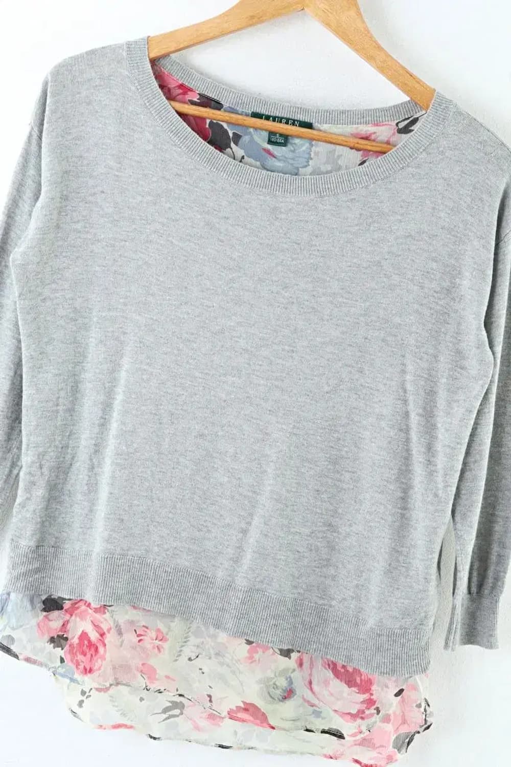 W(S) 폴로 랄프로렌 긴팔티셔츠 유니크 그레이 EO빈티지 상품이미지1