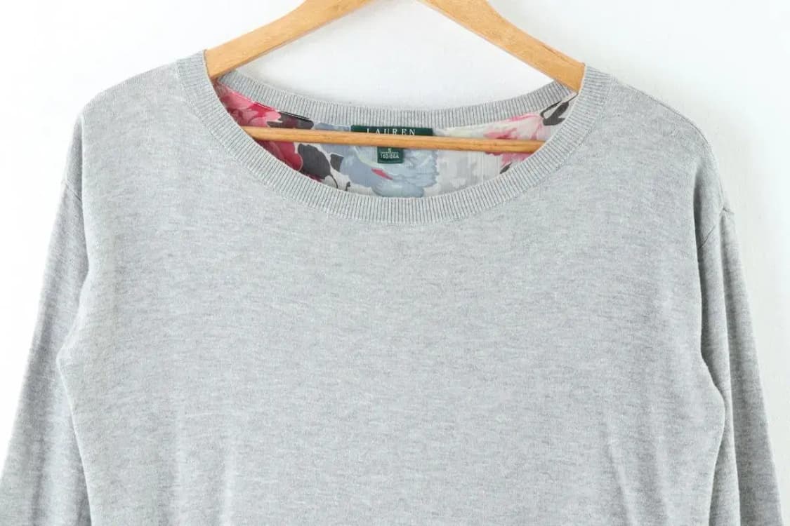 W(S) 폴로 랄프로렌 긴팔티셔츠 유니크 그레이 EO빈티지 상품이미지3