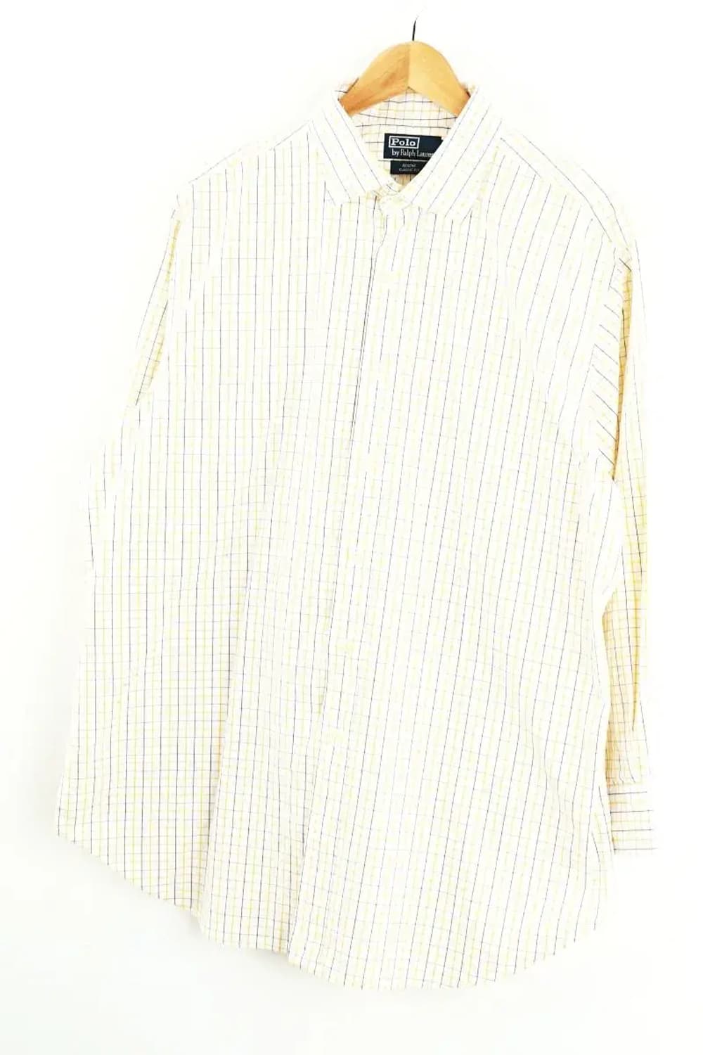 (XXL) 폴로 랄프로렌 셔츠 남방 체크 면 올드스쿨 빅사이즈-A214 상품이미지1