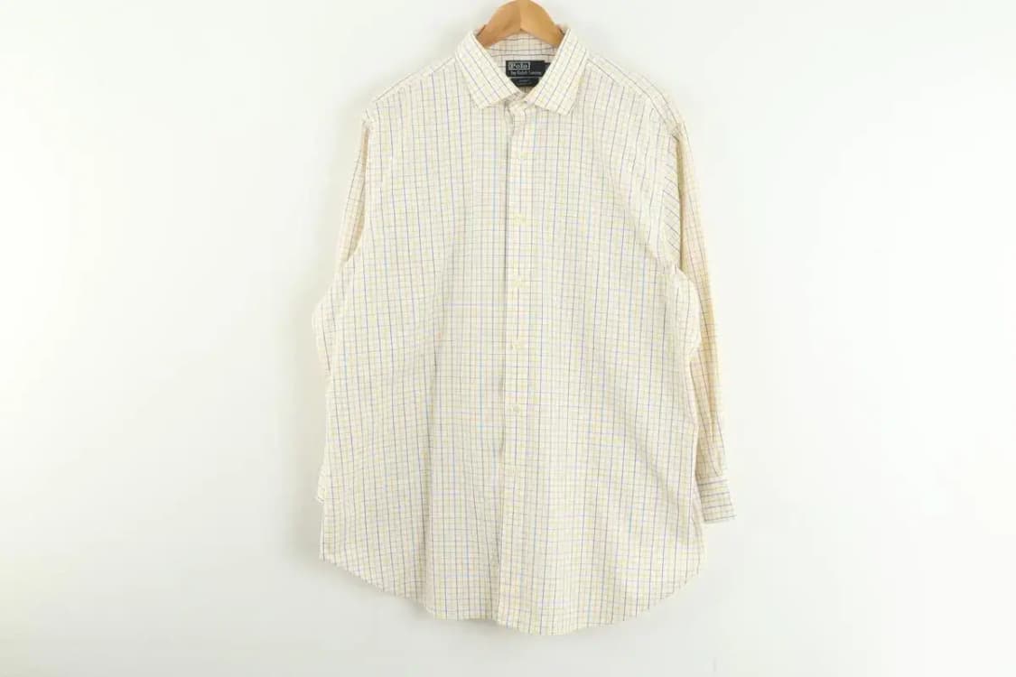 (XXL) 폴로 랄프로렌 셔츠 남방 체크 면 올드스쿨 빅사이즈-A214 상품이미지2