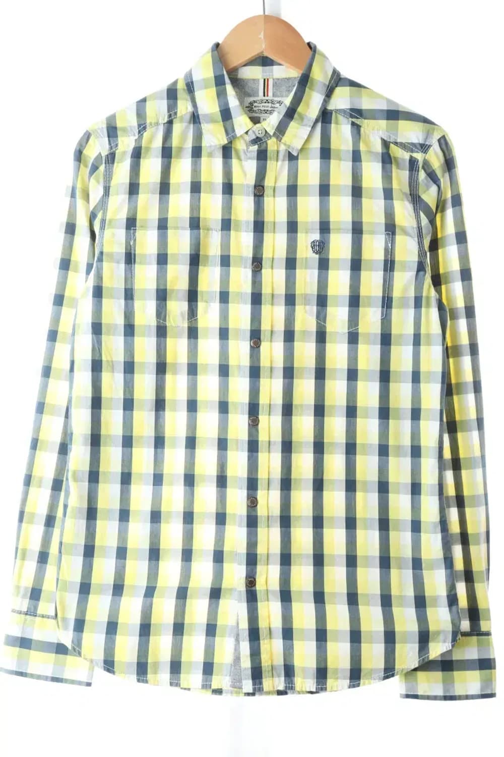 (M) 빈폴 셔츠 남방 체크 면 아메카지-C93F 상품이미지1