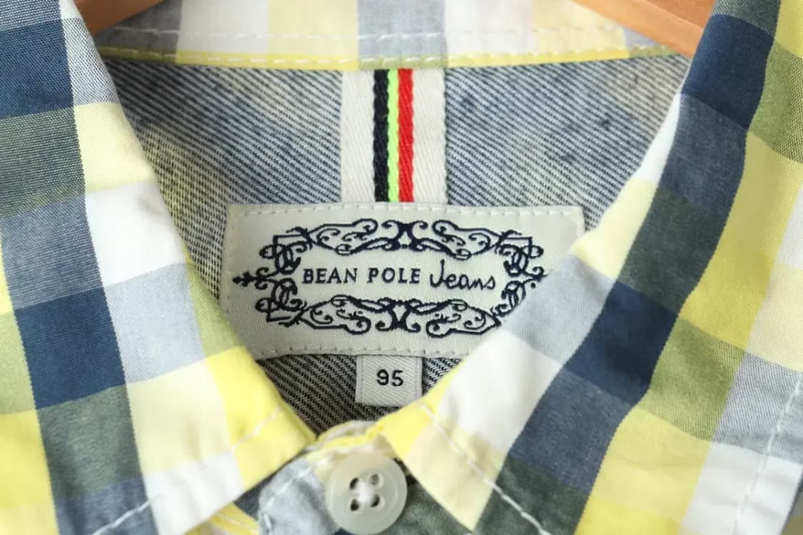 (M) 빈폴 셔츠 남방 체크 면 아메카지-C93F 상품이미지4