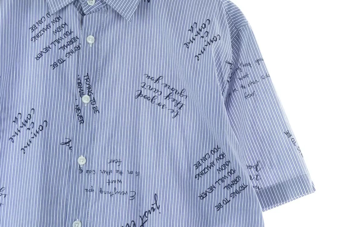 (XL) 브랜드빈티지 반팔셔츠 남방 얇은 경량 아메카지-CE9F 상품이미지3