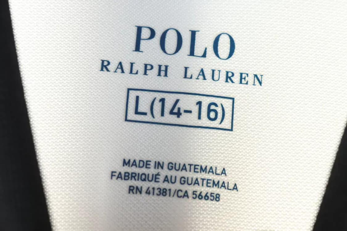 W(S) 폴로 랄프로렌 반팔 카라 티셔츠 검흰 폴리 럭비-CF73 상품이미지6