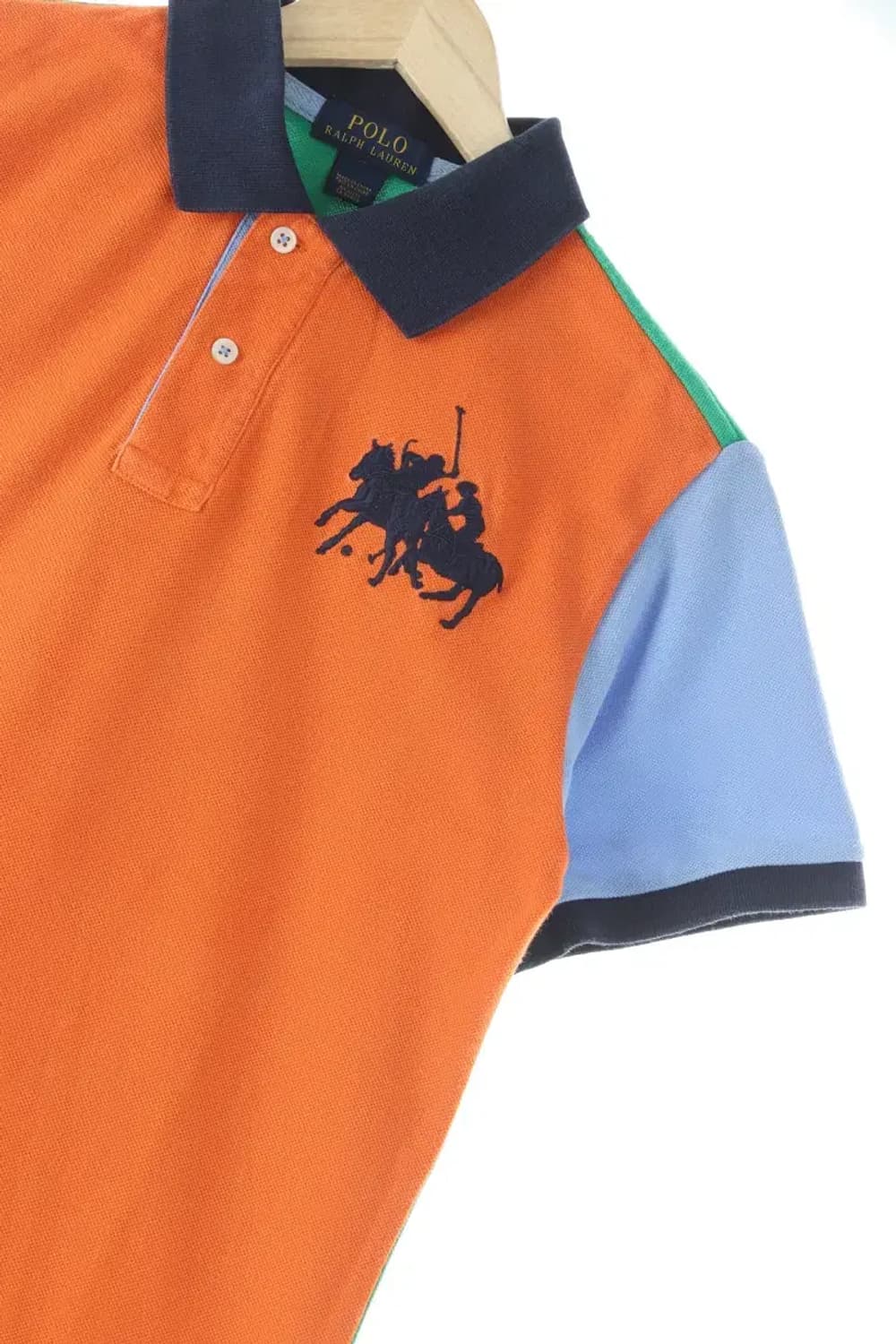 W(S) 폴로 랄프로렌 반팔 카라 티셔츠 컬러믹스 빅포니-CF85 상품이미지1