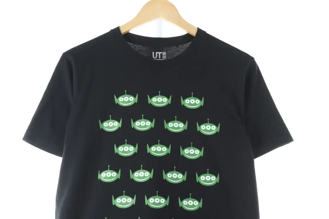 (M) 브랜드빈티지 반팔 티셔츠 블랙 프린팅 올드스쿨-D172 상품이미지2