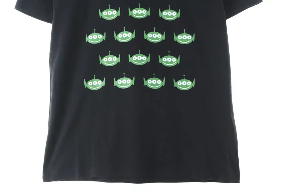 (M) 브랜드빈티지 반팔 티셔츠 블랙 프린팅 올드스쿨-D172 상품이미지3