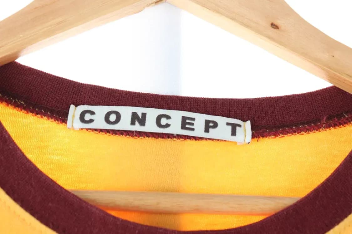 (M) 브랜드빈티지 반팔 티셔츠 노랑 올드스쿨 루즈핏-D178 상품이미지5