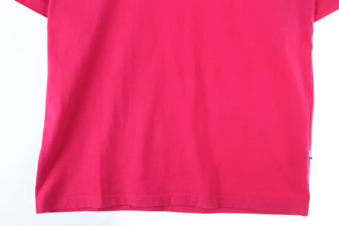 (L) 네스티킥 반팔 티셔츠 핑크 빅 프린팅 올드스쿨 박시핏-DB78 상품이미지4