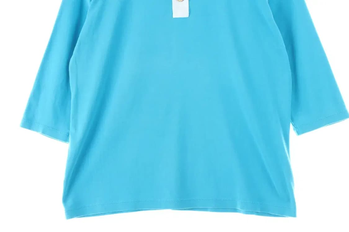 W(XL) 폴로 랄프로렌 반팔 카라 티셔츠 블루 면 올드스쿨-DD2B 상품이미지4