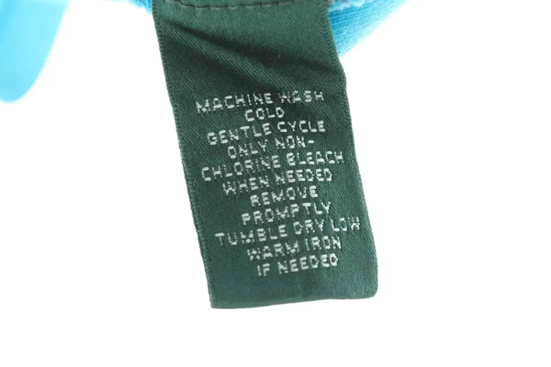 W(XL) 폴로 랄프로렌 반팔 카라 티셔츠 블루 면 올드스쿨-DD2B 상품이미지5