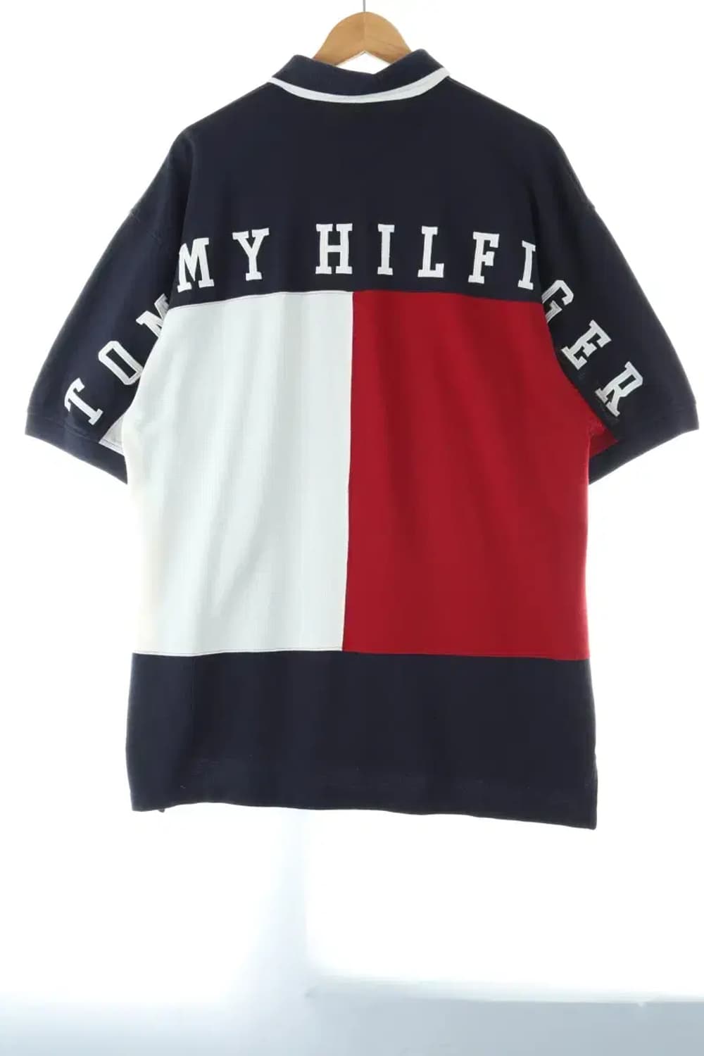 (XL-3XL) 타미힐피거 반팔 카라 티셔츠 빅사이즈 빅로고-DCE9 상품이미지1