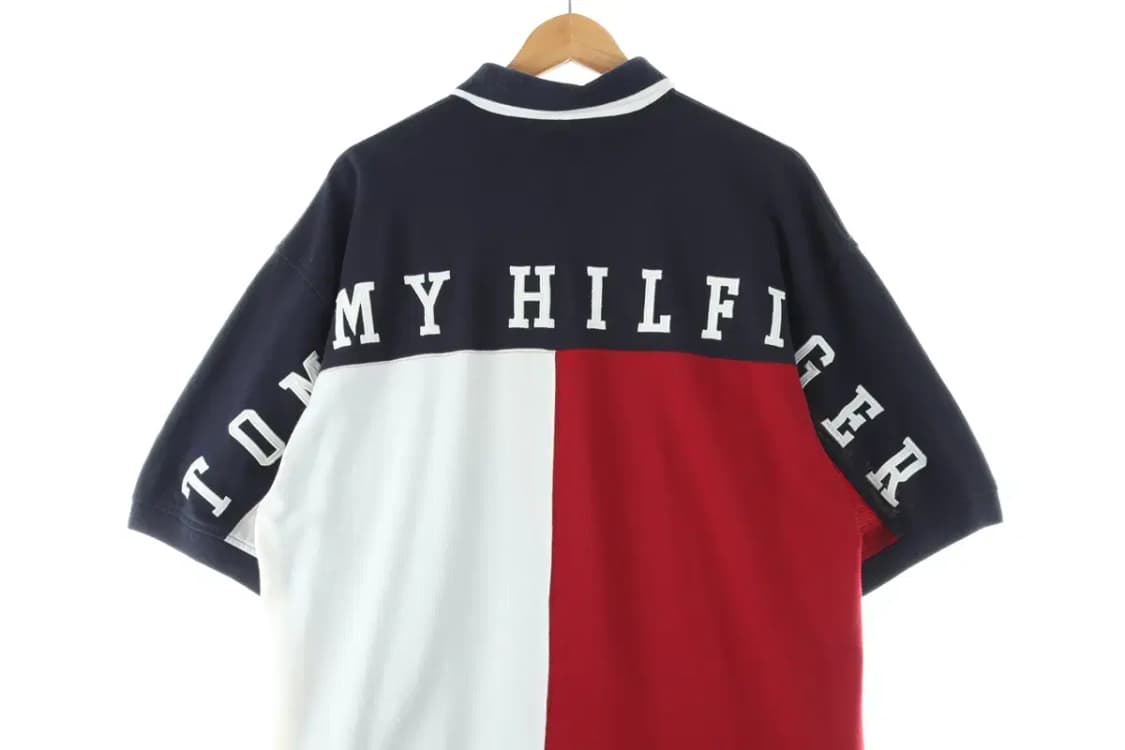(XL-3XL) 타미힐피거 반팔 카라 티셔츠 빅사이즈 빅로고-DCE9 상품이미지2