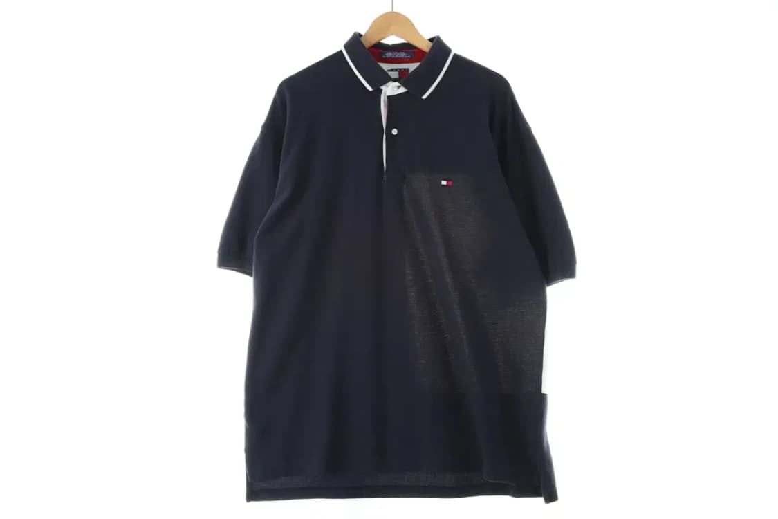 (XL-3XL) 타미힐피거 반팔 카라 티셔츠 빅사이즈 빅로고-DCE9 상품이미지4