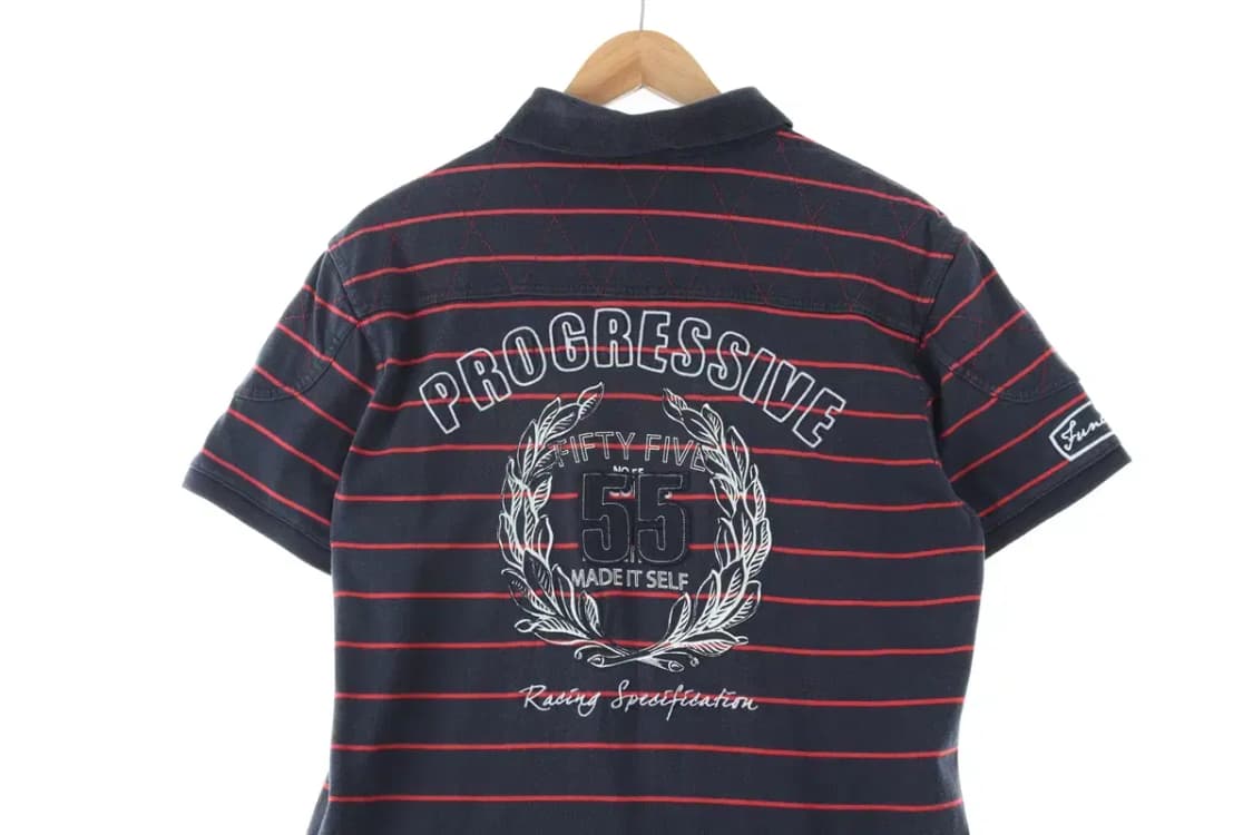 (XL) 브랜드빈티지 반팔 카라 티셔츠 스트라이프 올드스쿨-DFDD 상품이미지2