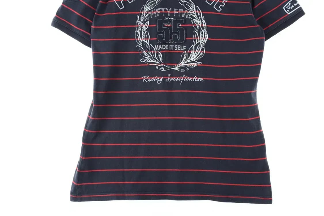 (XL) 브랜드빈티지 반팔 카라 티셔츠 스트라이프 올드스쿨-DFDD 상품이미지3