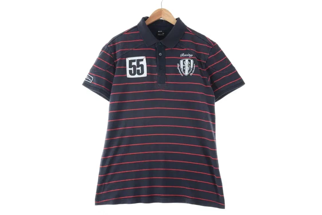 (XL) 브랜드빈티지 반팔 카라 티셔츠 스트라이프 올드스쿨-DFDD 상품이미지6