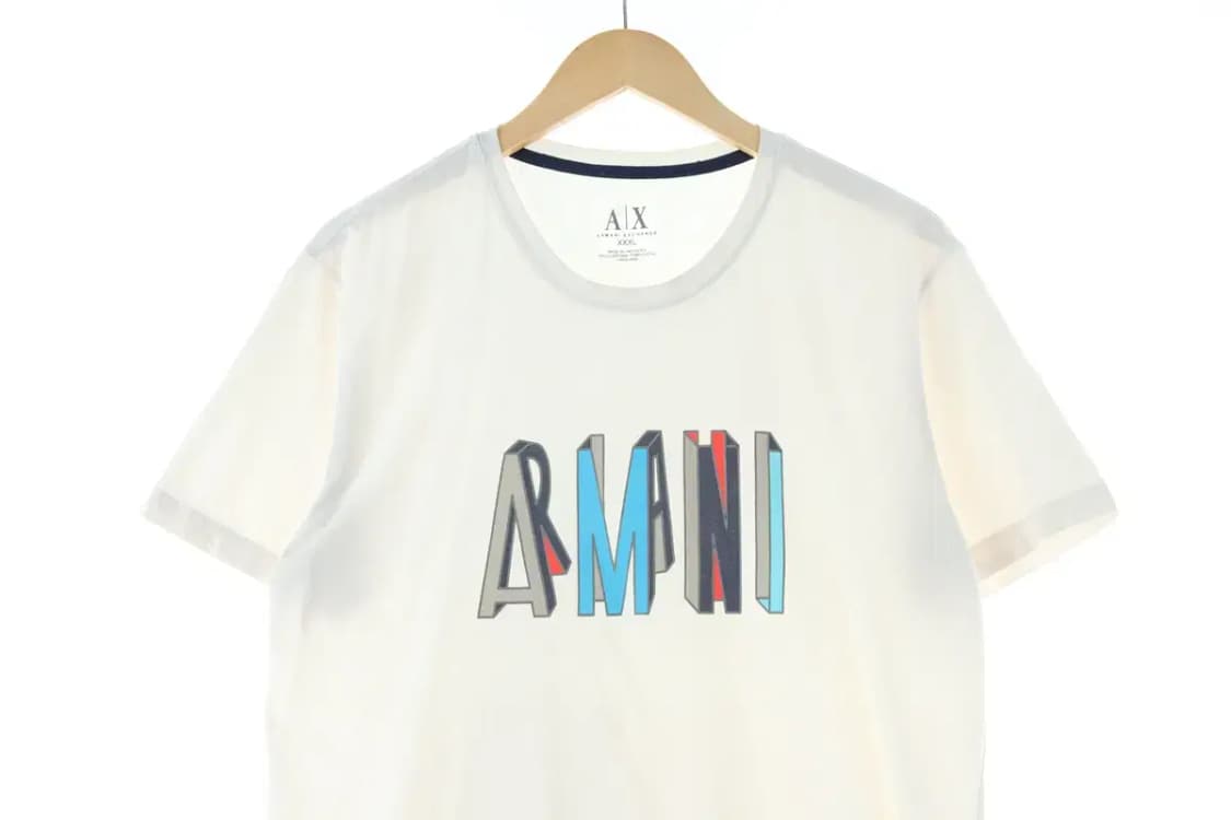 (3XL) 아르마니 반팔 티셔츠 빅사이즈 올드스쿨 빅 프린팅-E717 상품이미지3