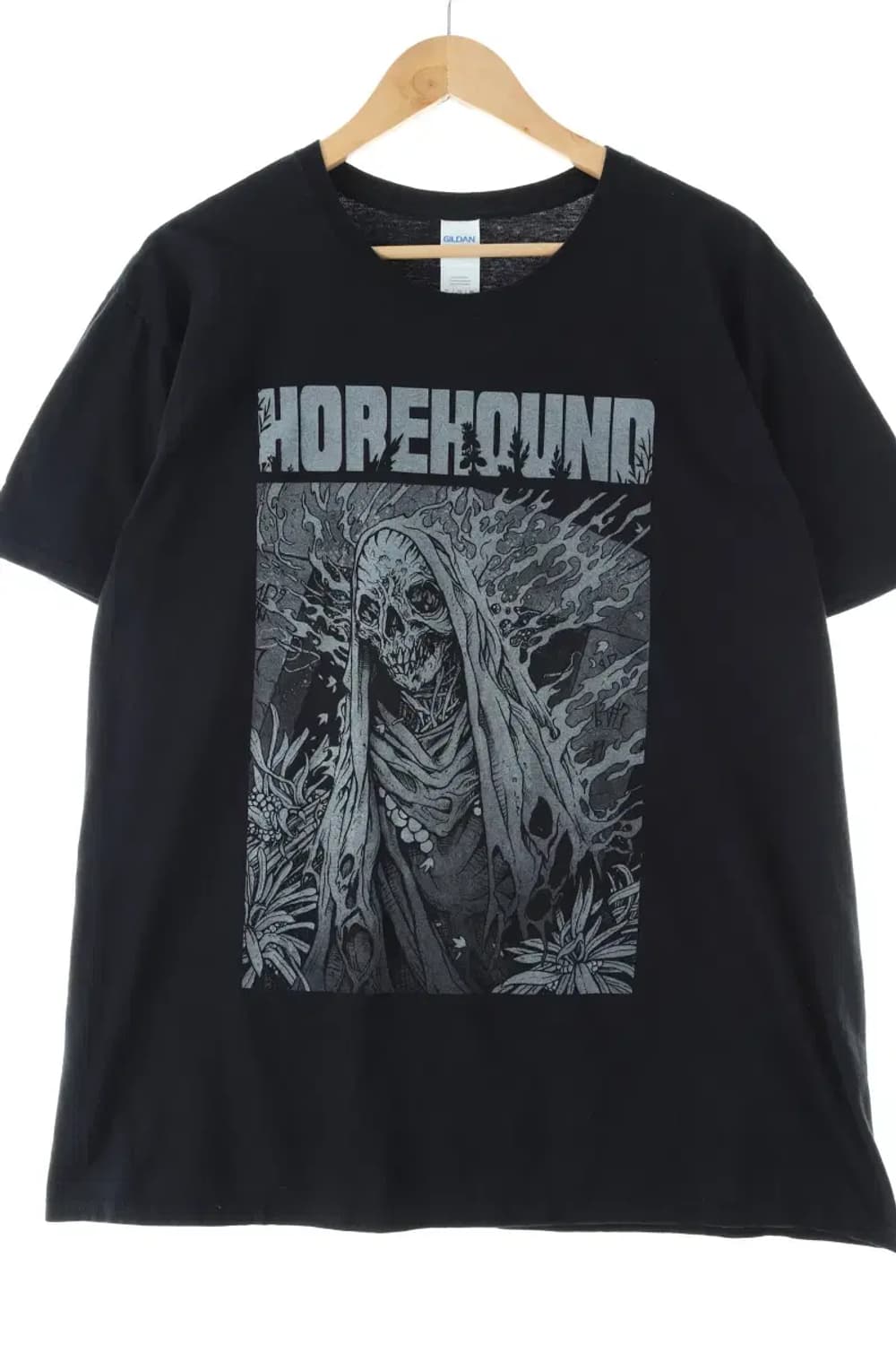 (XL) 브랜드빈티지 반팔 티셔츠 사신 스컬 해골 락티-E87C 상품이미지1