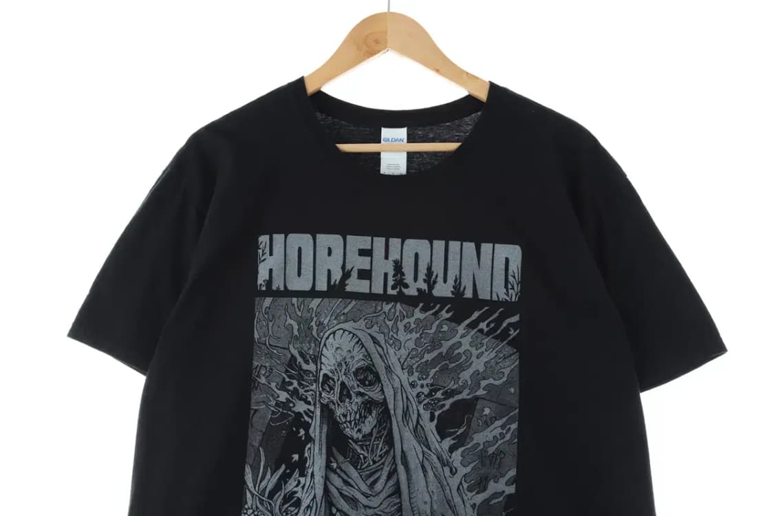 (XL) 브랜드빈티지 반팔 티셔츠 사신 스컬 해골 락티-E87C 상품이미지2